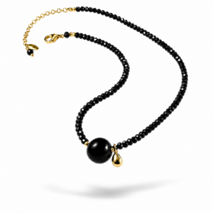 MARAKÒ - CHOKER AGATA - Nera