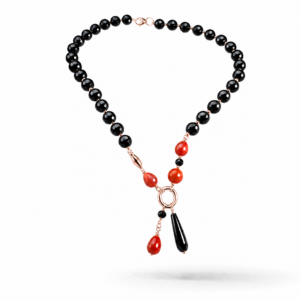 MARAKÒ - COLLIER AGATA NERA