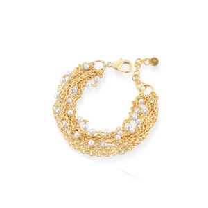 MUSE - BRACCIALE CERCHI E PERLE