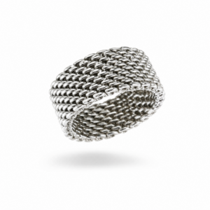ANELLO A FASCIA IN ARGENTO