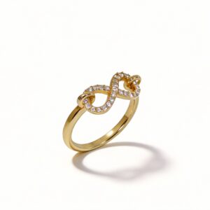 ANELLO INFINITO CON ZIRCONI