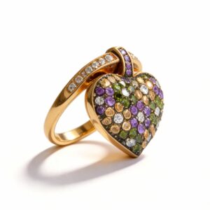 ANELLO CON CIONDOLO CUORE