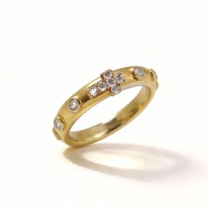 ANELLO IN ARGENTO ROSARIO CON ZIRCONI