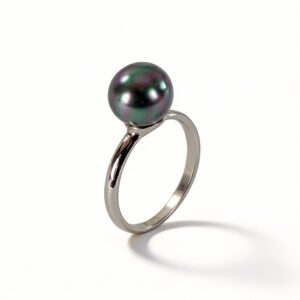 ANELLO PERLA GRIGIA