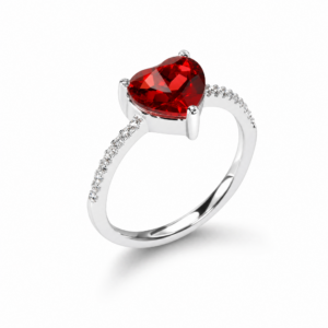 ANELLO CON ZIRCONE CUORE