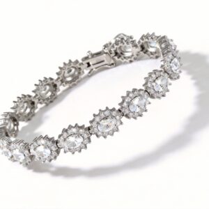 BRACCIALE IN ARGENTO CON ZIRCONI