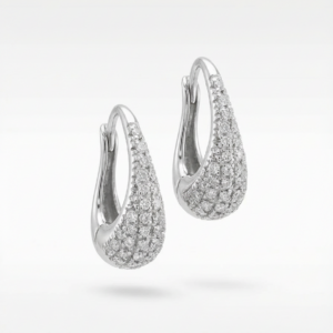 ORECCHINI CON DIAMANTI NATURALI TAGLIO BRILLANTE KT. 0,58