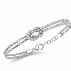 BRACCIALE IN ARGENTO NODO