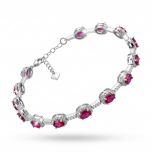 BRACCIALE IN ARGENTO CON ZIRCONI