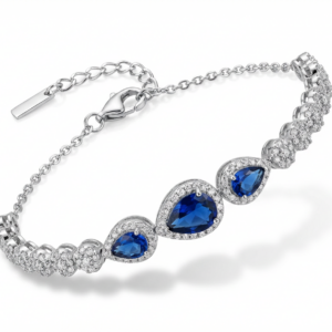 BRACCIALE CON ZAFFIRI E ZIRCONI