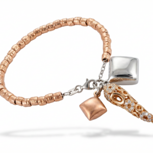 BRACCIALE PEPITE CON CIONDOLI
