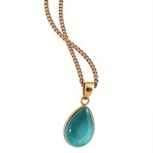 COLLANA CON PENDENTE A GOCCIA