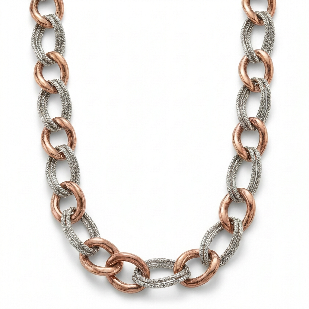 COLLANA CATENA IN ARGENTO