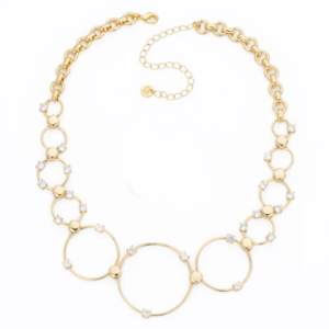 BARBIERI CREAZIONI - COLLIER CON CERCHI E ZIRCONI