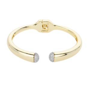 BARBIERI CREAZIONI - BRACCIALE RIGIDO TUBOLARE CON ZIRCONI