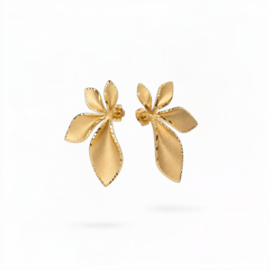 ORECCHINI FIORE IN ARGENTO 925 DORATO