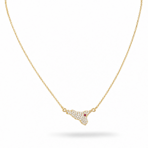 COLLANA SICILIA IN ARGENTO 925 CON ZIRCONI