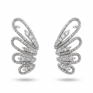 ORECCHINI EAR CUFF ZIRCONATI IN ARGENTO 925